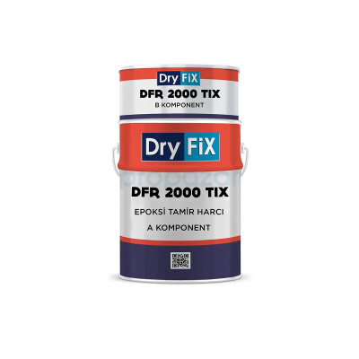 Dryfix DFR 2000 TIX Tiksotropik Epoksi Tamir ve Yapıştırma Harcı 5 kg Set - Dryfix