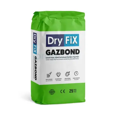 Dryfix Gazbond Çimento Esaslı Gazbeton Örgü Harcı 25 Kg - 1