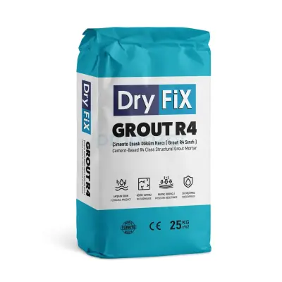Dryfix Grout R4 Sınıfı Grout Harcı 25 Kg - 1