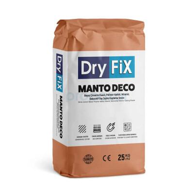 Dryfix Manto Deco Dekoratif Sıva 2Mm Tane Dokulu 25 Kg - Dryfix