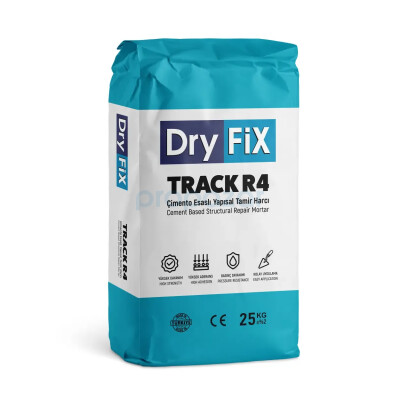 Dryfix Track R4 Sınıfı Kalın Yapısal Tamir Harcı - Dryfix