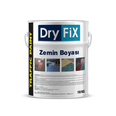 Dryfix Traffic Paint 18 Kg Zemin Boyası RAL 7040 Koyu Gri - 1