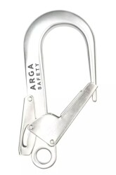 DSA-60 Çift Emniyetli Karabina Alüminyum - Arga Safety Yüksekte Çalışma Ürünleri
