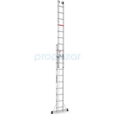 DUOROPE İpli & Makaralı Sürgülü Merdiven 2x12 Basamaklı - 1