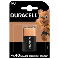 Duracell 9 Volt Pil 1'li - Duracell Piller