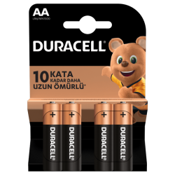 Duracell AA Kalem Pil 4'lü - Duracell Piller