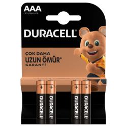 Duracell AAA İnce Pil 4'lü - Duracell Piller