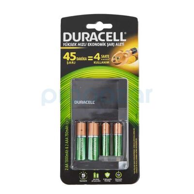 Duracell Cef14 2*AA+2*AAA 4 Pilli Şarj Cihazı - 1