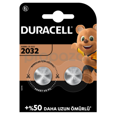 Duracell Cr 2032 Lithium 3V Pil 2'li - 1