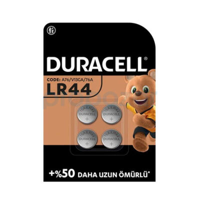 DURACELL LR44/AG13 ALKALİN PİL 4LÜ - 1