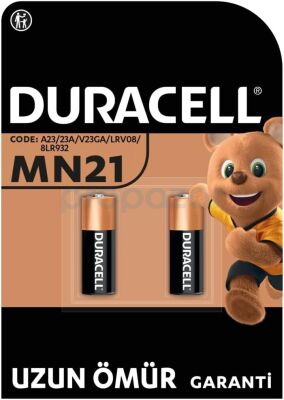 DURACELL MN21/23A 12V PİL 2Lİ - 1