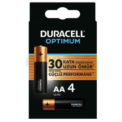 DURACELL OPTIMUM AA KALEM PİL 4LÜ - 1