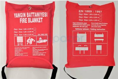 Eig - Cam Elyaflı Yangın Battaniyesi - 1