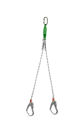 EKS 217-1 2 Metre Çift Bacaklı Halat Lanyard - 1