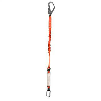 EKS 238-3 1.5 Metre Şok Emicili Elastik Tek Bacaklı Lanyard - 1