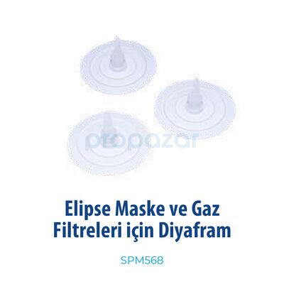 Elipse Gaz Maskeleri İçin Yedek 3lü Valf Paketi SPM 568 - 1