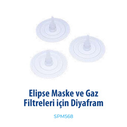 GVS Elipse Gaz Maskeleri İçin Yedek 3lü Valf Paketi SPM 568 - GVS Elipse Gaz Maskeleri