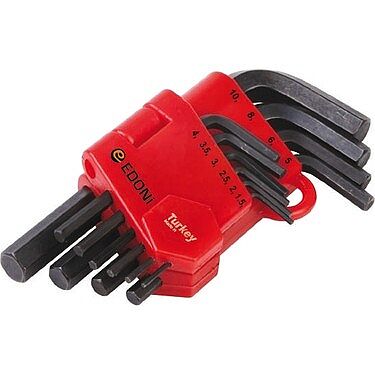 Eltos EAS121 Edoni Nikel Düz Alyan Takımı 120 mm 10 Parça - 1