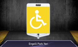 Engelli Park Yeri Tabelası Çift Taraflı MFK9302 - 1