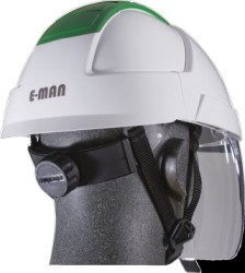Enha E-Man 4000 Ark Vizörlü Elektrikçi Bareti - 3
