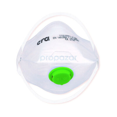 Era 1110 FFP1 Ventilli Yatay Katlanır Toz Maskesi 25'li Paket - 2
