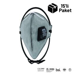 Era 5110 AC V Ventilli FFP1 NR D Aktif Karbon Maske 15'li Paket - 1