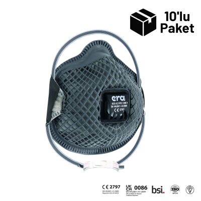 Era 8830 AC FFP3 V NR D Ventilli Aktif Karbon Maske 10'lu Paket - 1