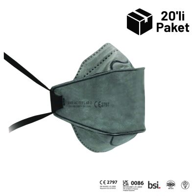 Era 9900 AC FFP3 NR D Ventilsiz Aktif Karbon Maske 20'li Paket - 1