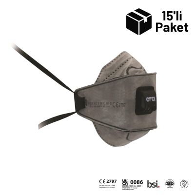 Era 9930 AC FFP3 V NR D Ventilli Aktif Karbon Maske 15'li Paket - 1