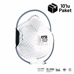 Era Flex 8210 FFP2 V NR D Ventilli Fileli Model Maske 10'lu Paket - 1