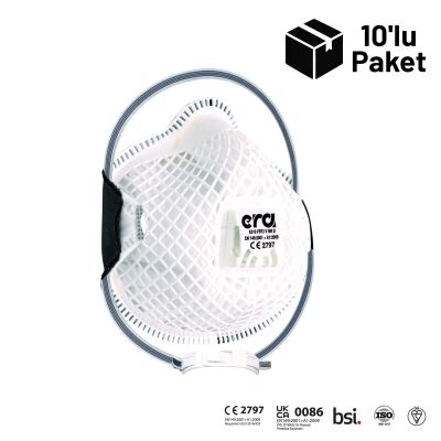 Era Flex 8310 FFP3 V NR D Ventilli Fileli Model Maske 10'lu Paket - 1