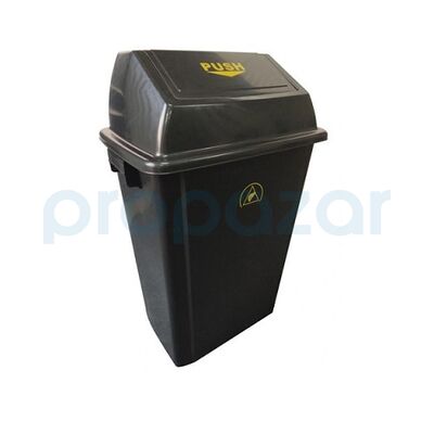 ESD İletken Kapaklı Çöp Kutusu 40lt IZ-WB_L40 - 1