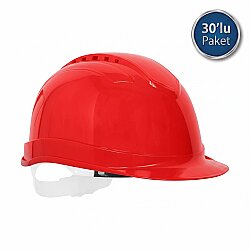 Essafe GE 1550 Hava Delikli Kulaklık Takılabilir Manuel Ayarlamalı Baret - 30'lu Paket - Essafe
