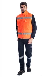 Everest 9126 Hi-Vis Yelek Fermuarlı - 1