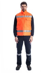 Everest 9126 Hi-Vis Yelek Fermuarlı - 2