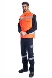 Everest 9126 Hi-Vis Yelek Fermuarlı - 3