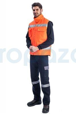 Everest 9126 Hi-Vis Yelek Fermuarlı - 3