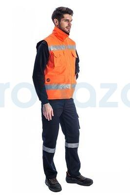 Everest 9126 Hi-Vis Yelek Fermuarlı - 5