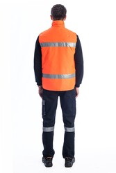 Everest 9126 Hi-Vis Yelek Fermuarlı - 6