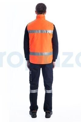 Everest 9126 Hi-Vis Yelek Fermuarlı - 6