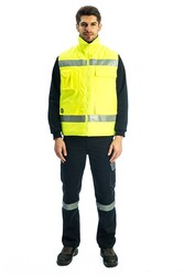 Everest 9126 Hi-Vis Yelek Fermuarlı - 7