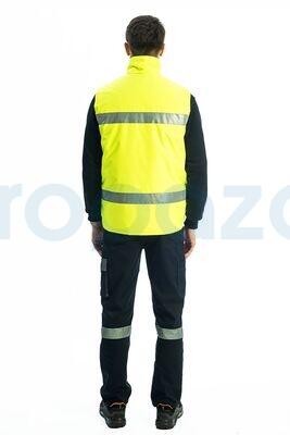 Everest 9126 Hi-Vis Yelek Fermuarlı - 11