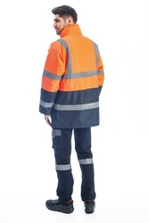 Everest Hi-Vis İki Renk Yüksek Görünürlüklü Parka 4106 - 2