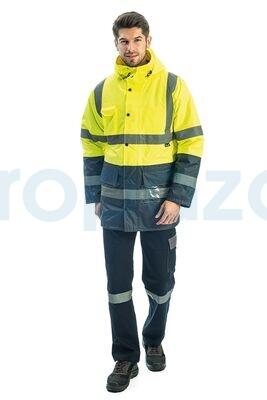 Everest Hi-Vis İki Renk Yüksek Görünürlüklü Parka 4106 - 5