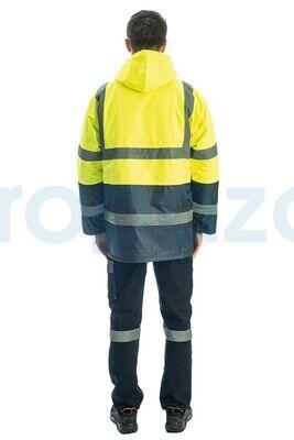 Everest Hi-Vis İki Renk Yüksek Görünürlüklü Parka 4106 - 6