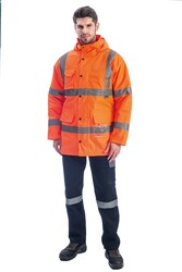 ​Everest Hi-Vis Long Jacket Yüksek Görünürlüklü Parka 4110 - 1