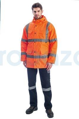 ​Everest Hi-Vis Long Jacket Yüksek Görünürlüklü Parka 4110 - 1