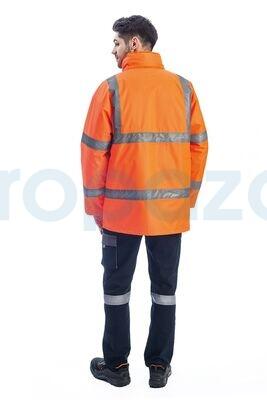 ​Everest Hi-Vis Long Jacket Yüksek Görünürlüklü Parka 4110 - 2