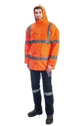 ​Everest Hi-Vis Long Jacket Yüksek Görünürlüklü Parka 4110 - 3