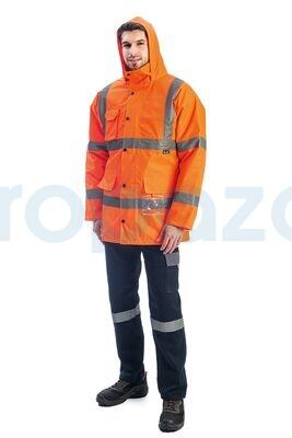 ​Everest Hi-Vis Long Jacket Yüksek Görünürlüklü Parka 4110 - 3